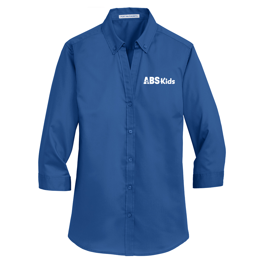 Ladies' 3/4-Sleeve SuperPro Twill Shirt